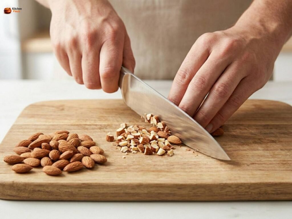 Chopped Almonds Asian Sauce Recipe