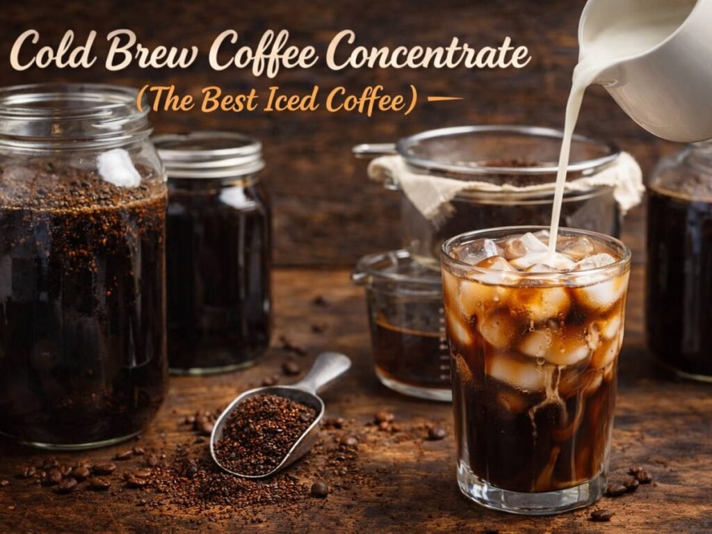 Cold Brew Coffee Concentrate Recipe for Perfect Iced Coffee