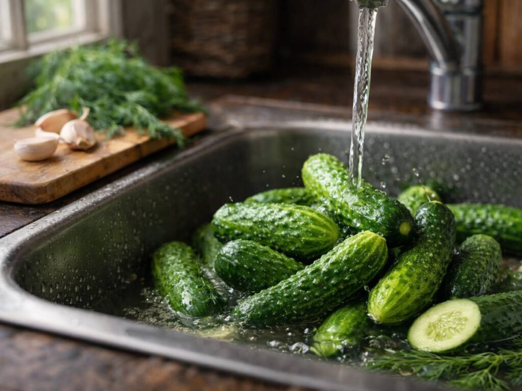 Half Sour Pickle Recipe – Crunchy Homemade Deli Pickles