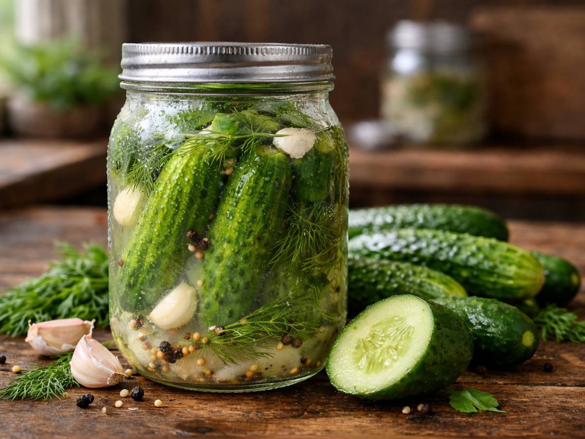 Half Sour Pickle Recipe – Crunchy Homemade Deli Pickles