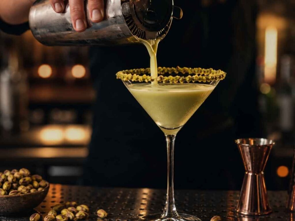 Pistachio Martini Recipe 5-Min You'll Crave shaking
