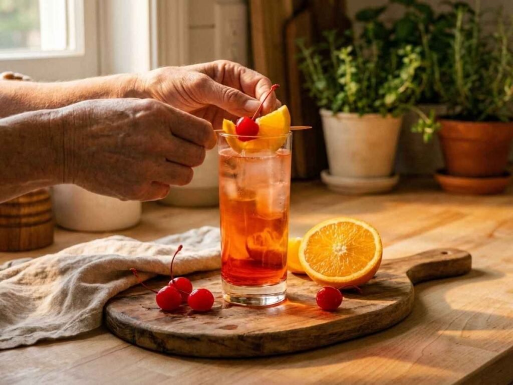 Shirley Temple Drink Recipe (Ready in 2 Minutes) garnishing